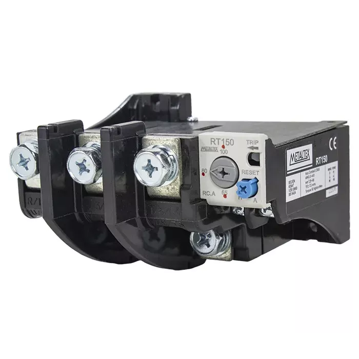 Relé térmico rango 65-100A para CT150 1NA+1NC Metaltex