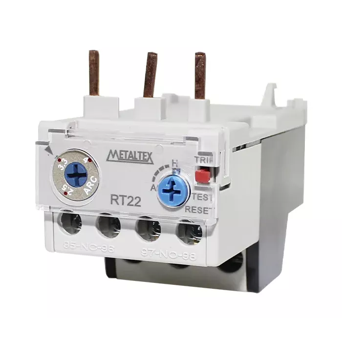 Relé térmico rango 2.5-4A para CT(9-12-22) 1NA+1NC Metaltex