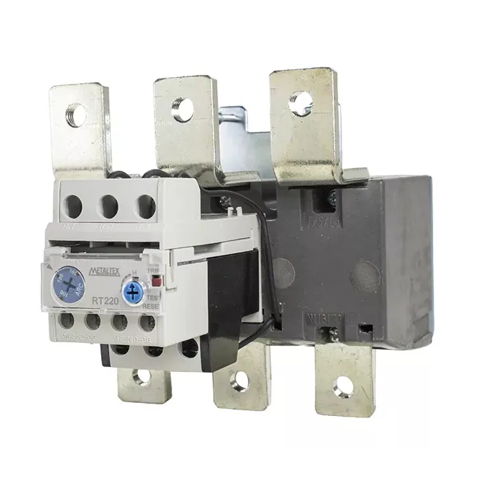 Relé térmico rango 100-160A para CT(180-220) 1NA+1NC Metaltex