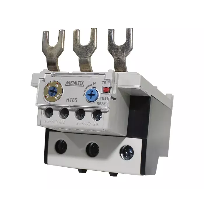 Relé térmico rango 63-85A para CT(50-65-85) 1NA+1NC Metaltex