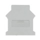 End Plate for 16mm² Terminal Block BS-16C Grey Metaltex
