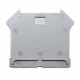 End Plate for 4, 6 & 10mm² Terminal Blocks BS-(4-6-10)C Grey Metaltex