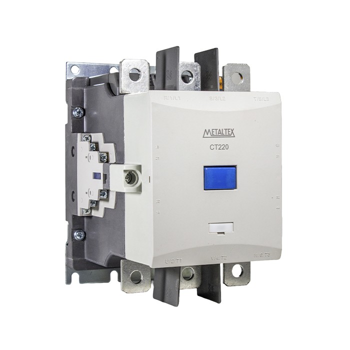 Contactor tripolar 220A 3P 2NA+2NC 220-240VAC Metaltex