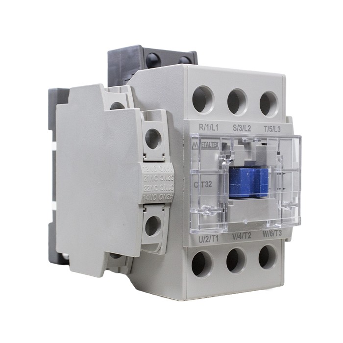 Contactor tripolar 32A 3P 2NA+2NC 220-240VAC Metaltex