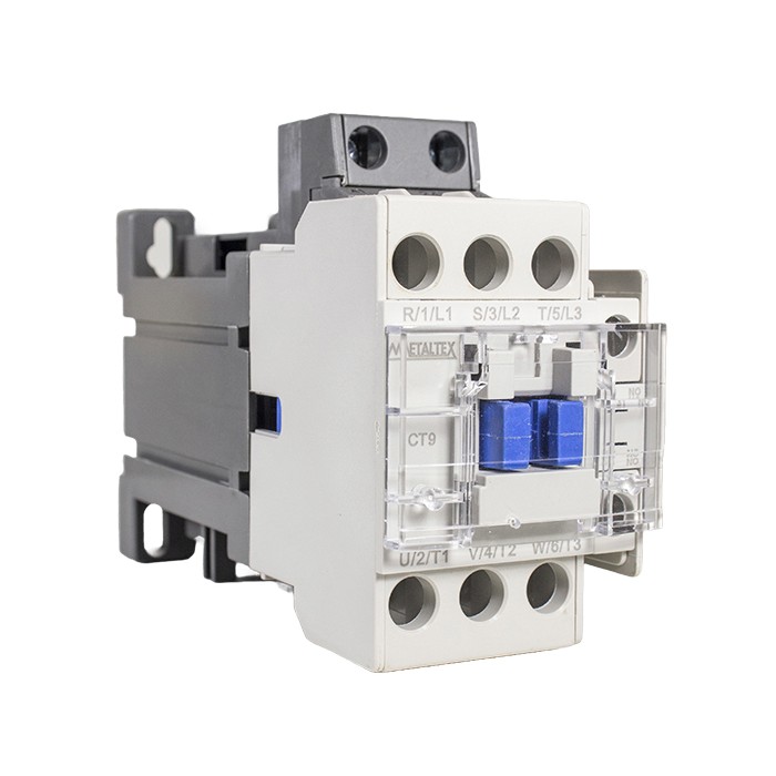 Three-pole contactor 9A 3P 1NO+1NC 220-240VAC Metaltex