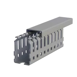 Wire Duct PVC 25mm width x 40mm height x 2m de length gray Klemsan