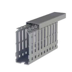 Wire Duct PVC 25mm width x 60mm height x 2m de length gray Klemsan