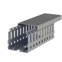 Wire Duct PVC 40mm width x 40mm height x 2m de length gray Klemsan