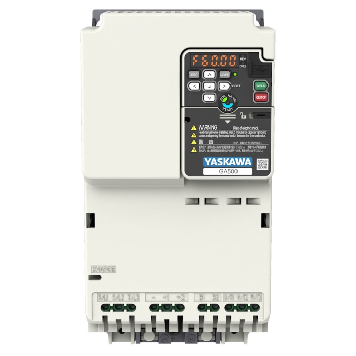 GA500 Variable Frequency Drive 3Ø-3Ø (7.5-10HP 30A ND / 7.5HP 25A HD) 200-240VAC Yaskawa - 1C01A005