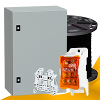 Envolventes, accesorios y distribución de potencia